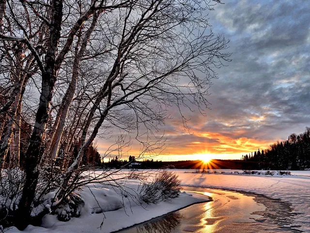 Landschaft im Winter