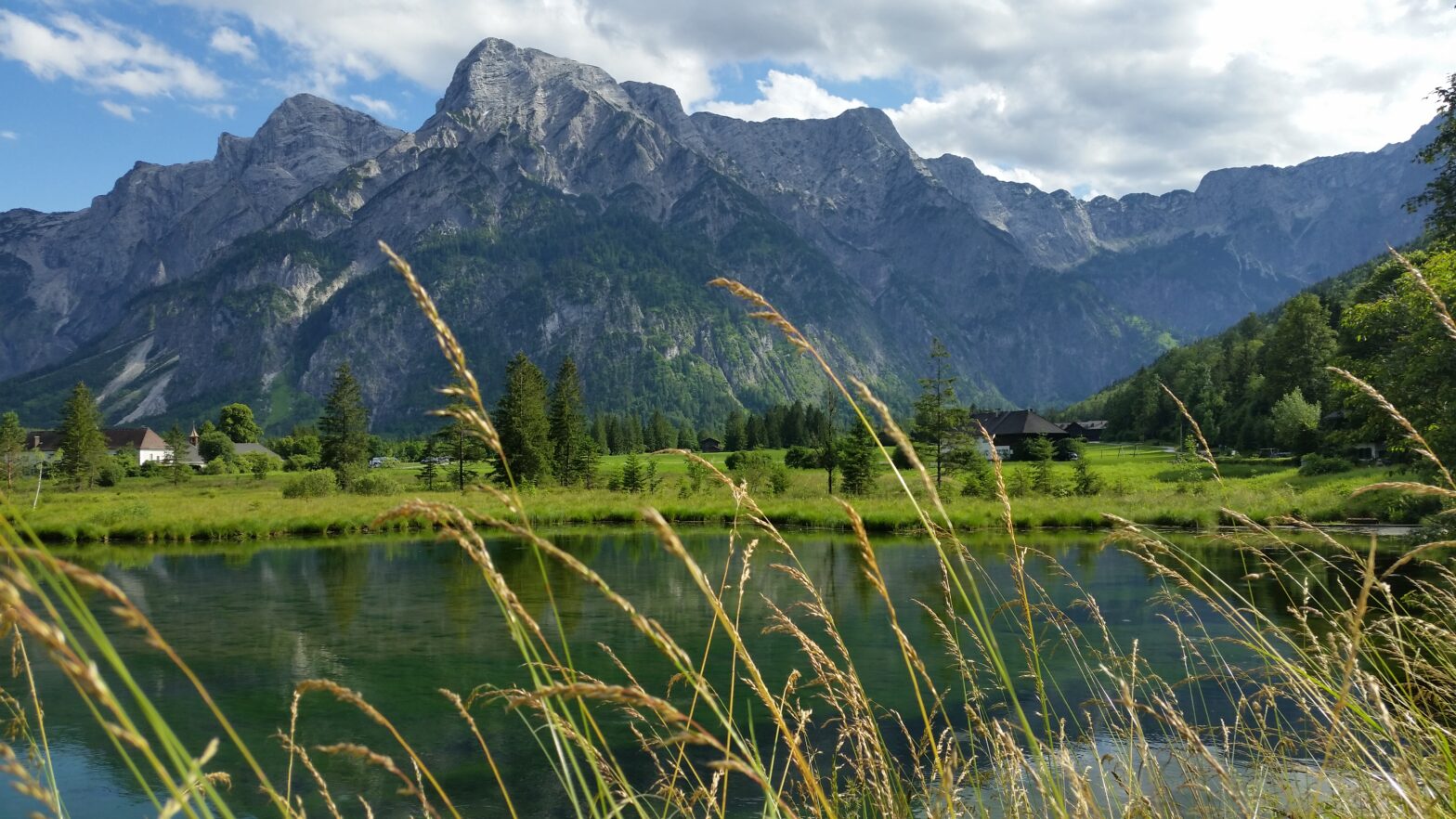 Schöner Ausblick auf den Almsee